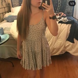 Floral print loose dress