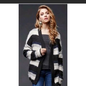 House of Harlow 1960 mixed stitch cardigan