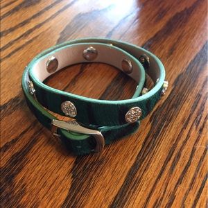 Meagen Double Wrap Rustic Cuff