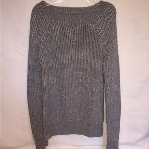Silver knit sweater