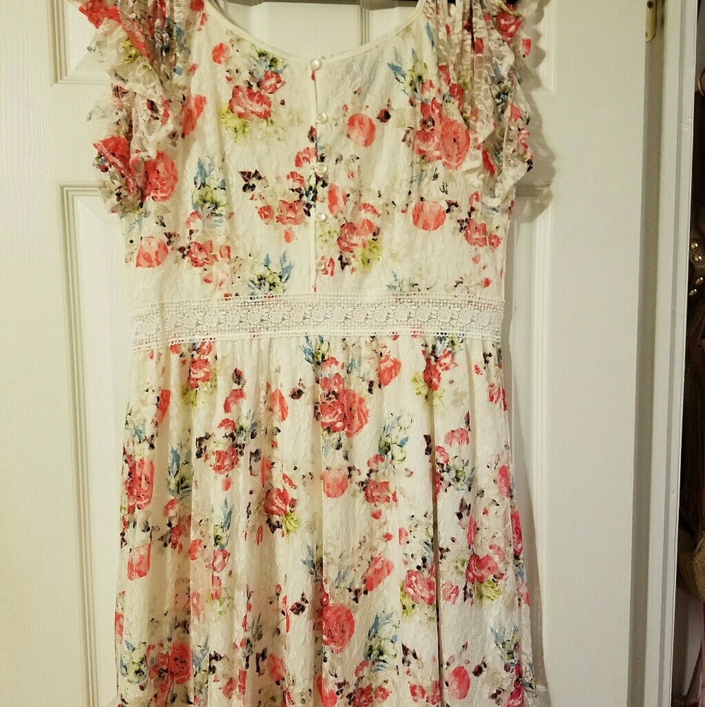 Disney Kohls Beauty and the Beast lace Rose dress