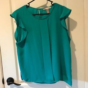 Teal blouse