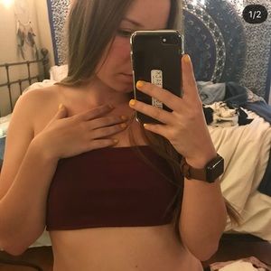 Basic Burgundy bralette