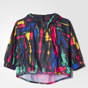 Stella sport Adidas 3/4 crop Windbreaker