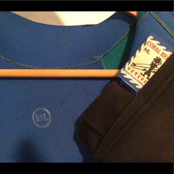 Coral Reef Full Wetsuit Men's Medium/Large - Picture 4 of 5