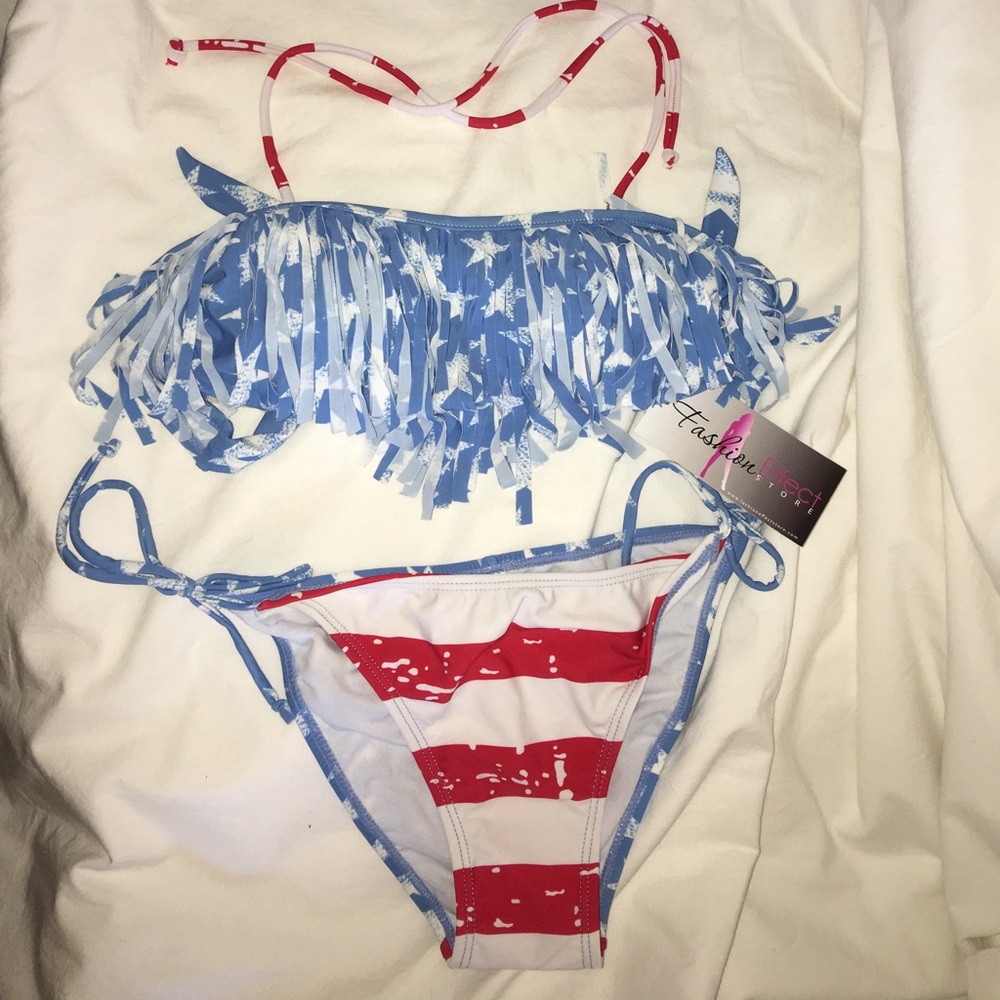 American flag bikini