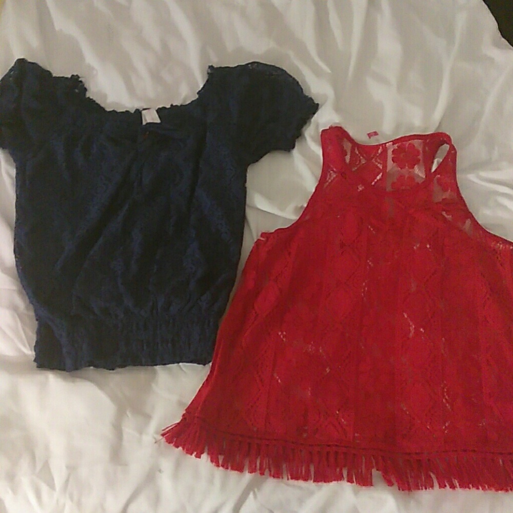 Two sheer tops