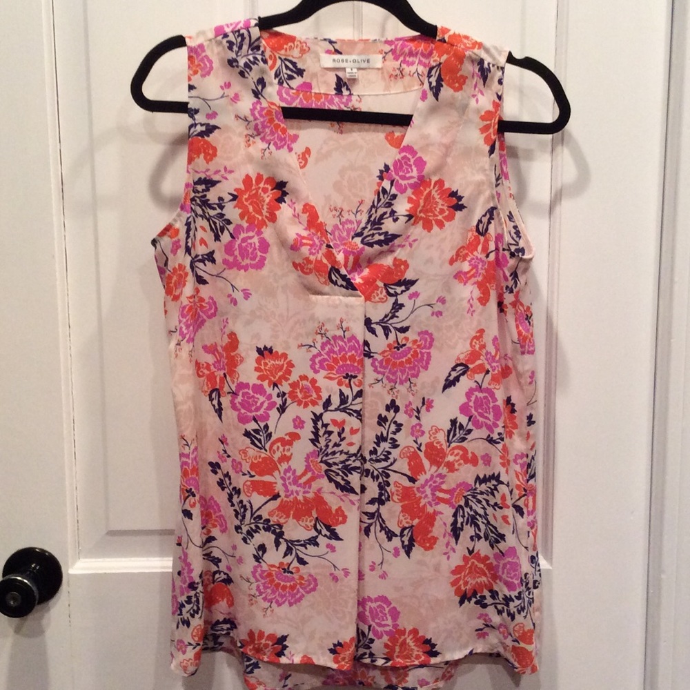Rose + Olive top