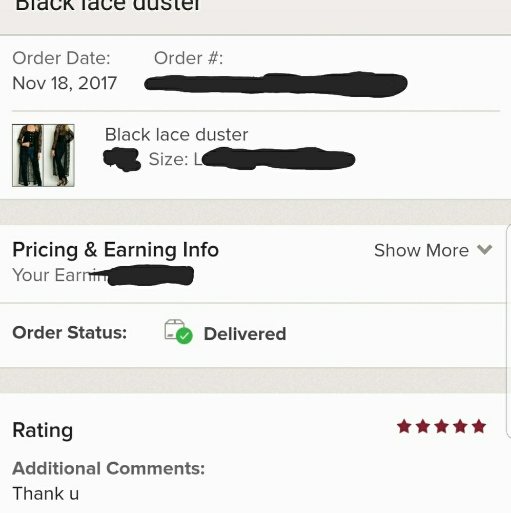 🥀V-day! Black lace duster - Picture 4 of 4