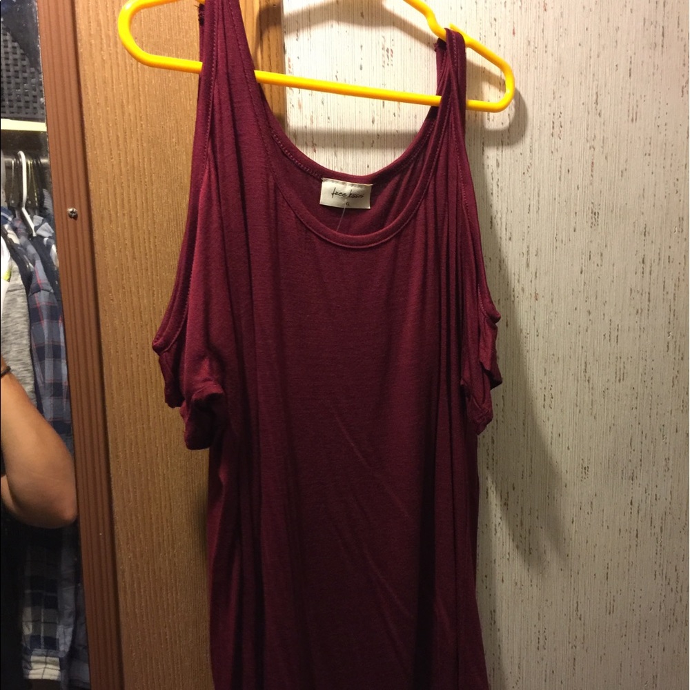 NWT Cold Shoulder Top