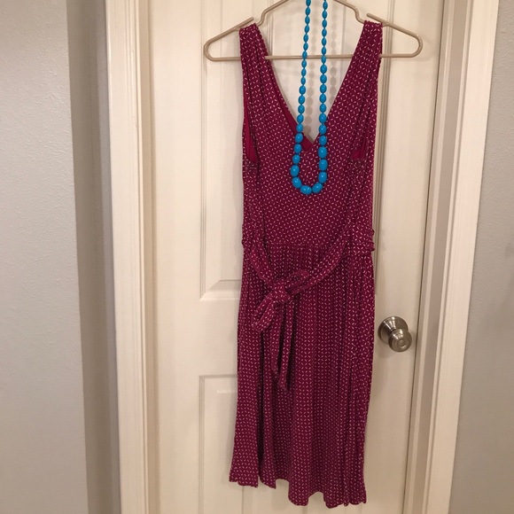 Purple print sundress - Picture 1 of 4
