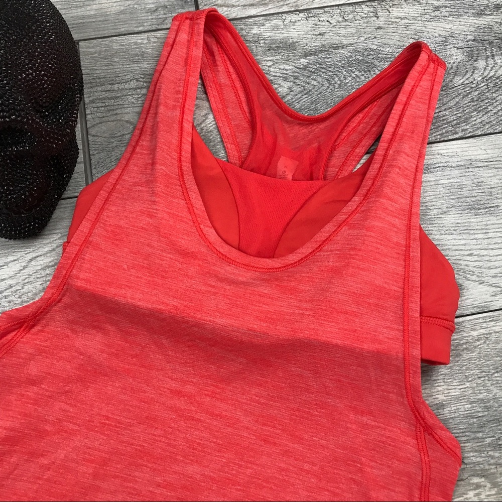 Lululemon Glide and Stride tank top w bra - Picture 2 of 8