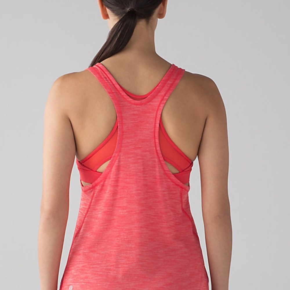 Lululemon Glide and Stride tank top w bra - Picture 6 of 8