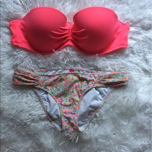 Victoria Secret two-piece swimsuit top and bottom