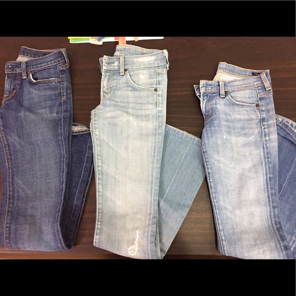 Citizens of humanity - 3 pair bundle! Size 24!!