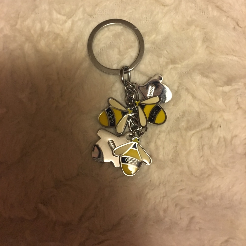 coach bumblebee key chain