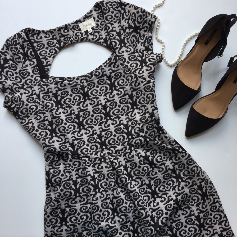 Anthro Deletta Caledonia Cutout Dress