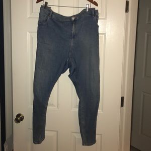 ASOS Skinny Jeans light wash  size US 22