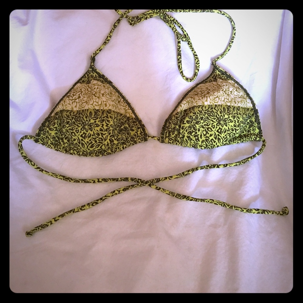 Green Bikini Top
