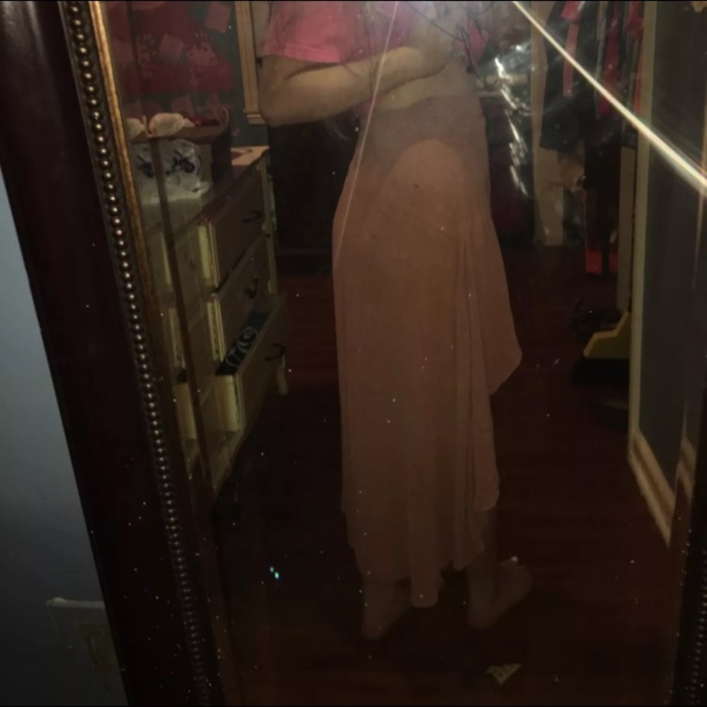f21 high low skirt