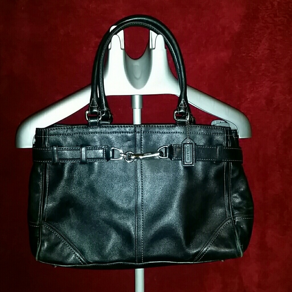 Authentic Coach all leather bag