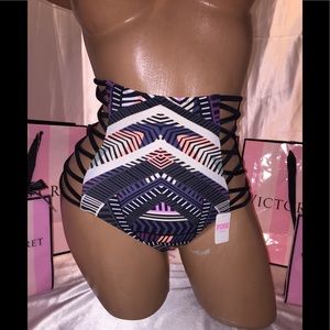VICTORIA SECRET PINK HIGH WAISTED BIKINI BOTTOMS