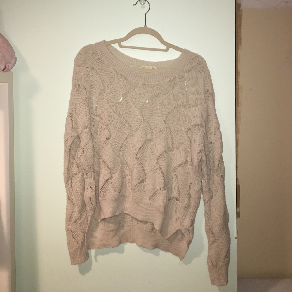 URBAN OUTFITTERS Beige Knit Sweater