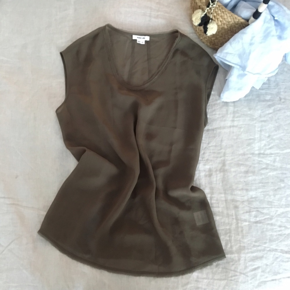 Helmut Lang • Silk top