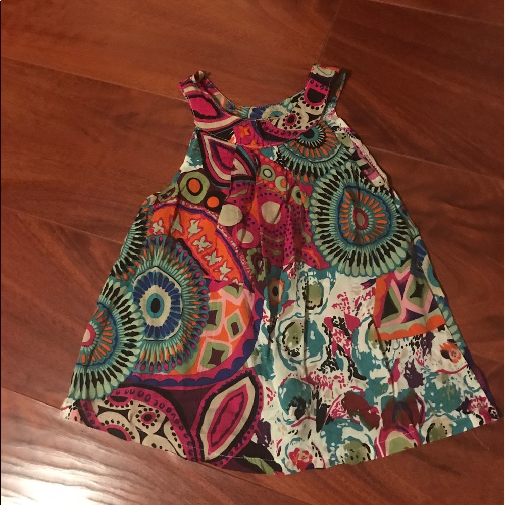 NWT Bright Tank Boutique Dress W/ Button Neckline - Picture 1 of 1