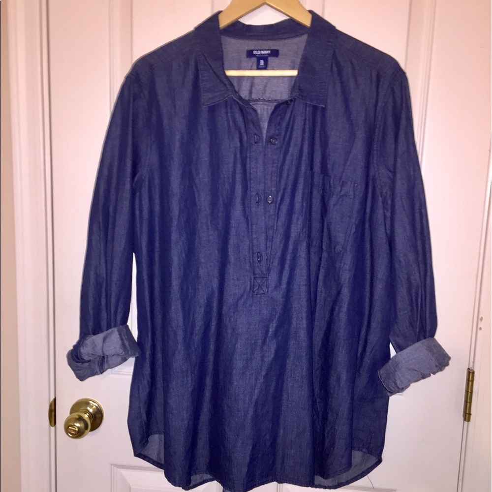 Old Navy chambray tunic