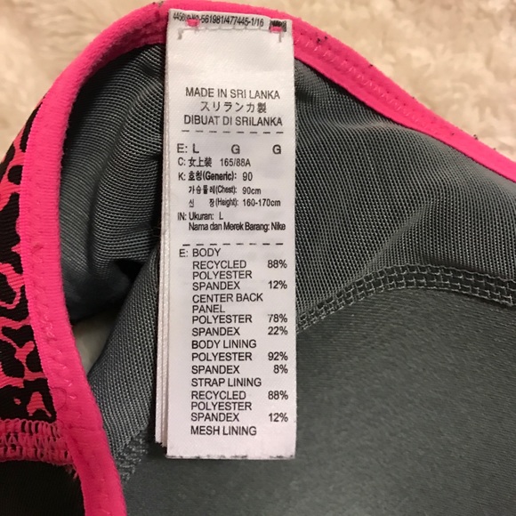 Nike Pink Sports Bra - Picture 3 of 3