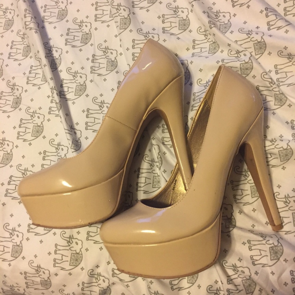 Nude high heels!