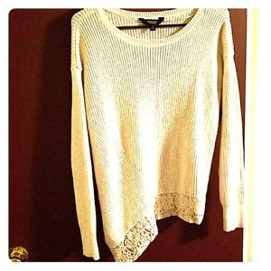 Simply Vera Wang Lace Sweater