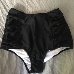 High waisted Kortni Jeane swim bottoms
