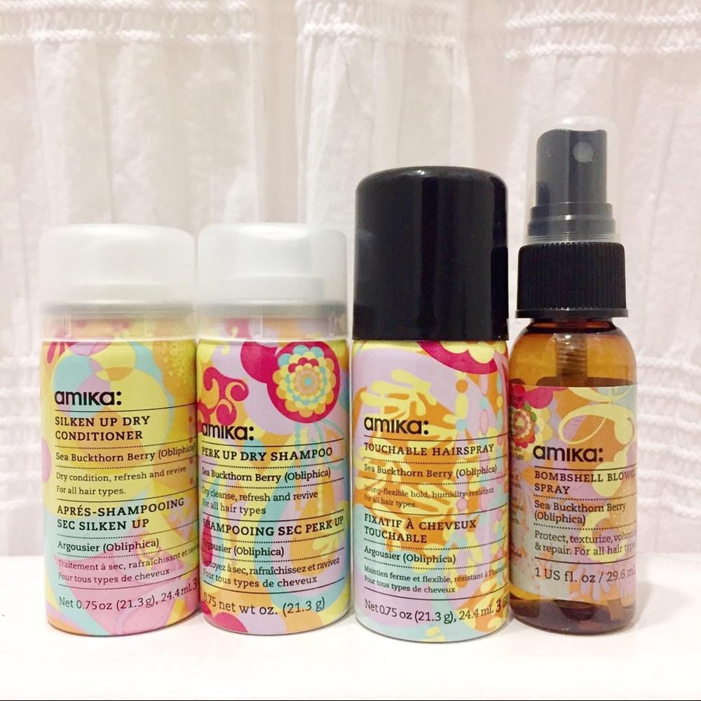 Amika Travel Hair Product Set