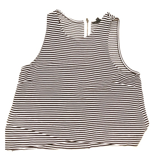 Striped crop top - Picture 1 of 2