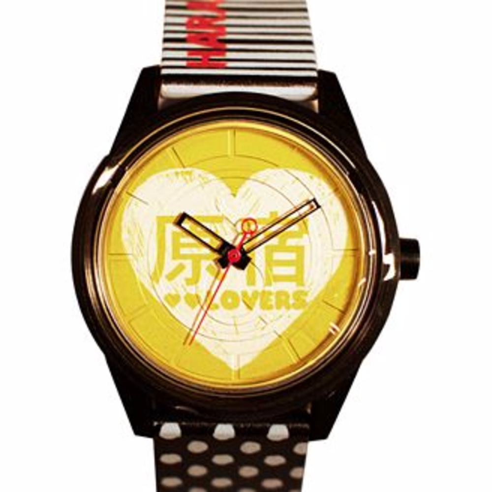 SALE! Harajuku Lovers "Printed Hearts" Watch 40mm