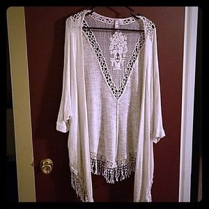 White Alya Cardigan