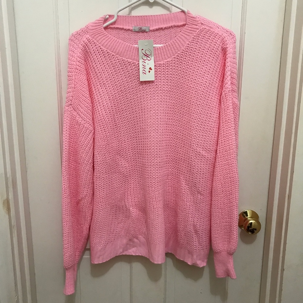Bina ♡ pink sweater
