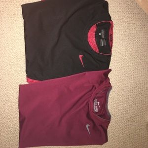 Combo 2 Nike Pro Combat shirts