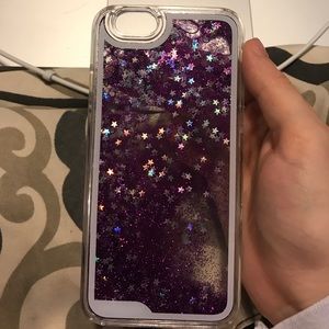 iPhone 6 glitter phone case