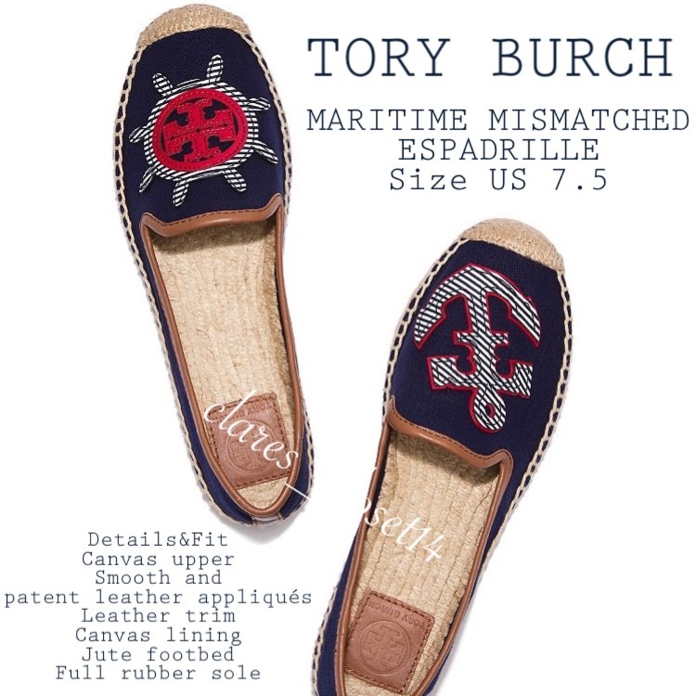 💯%Authentic Tory Burch Maritime Mismatched