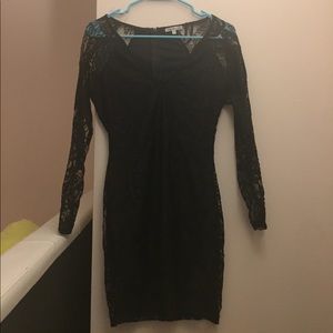 Charlotte Russe Women's Lace Bodycon Dress