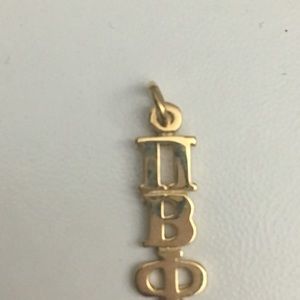 Pi beta phi sorority gold charm