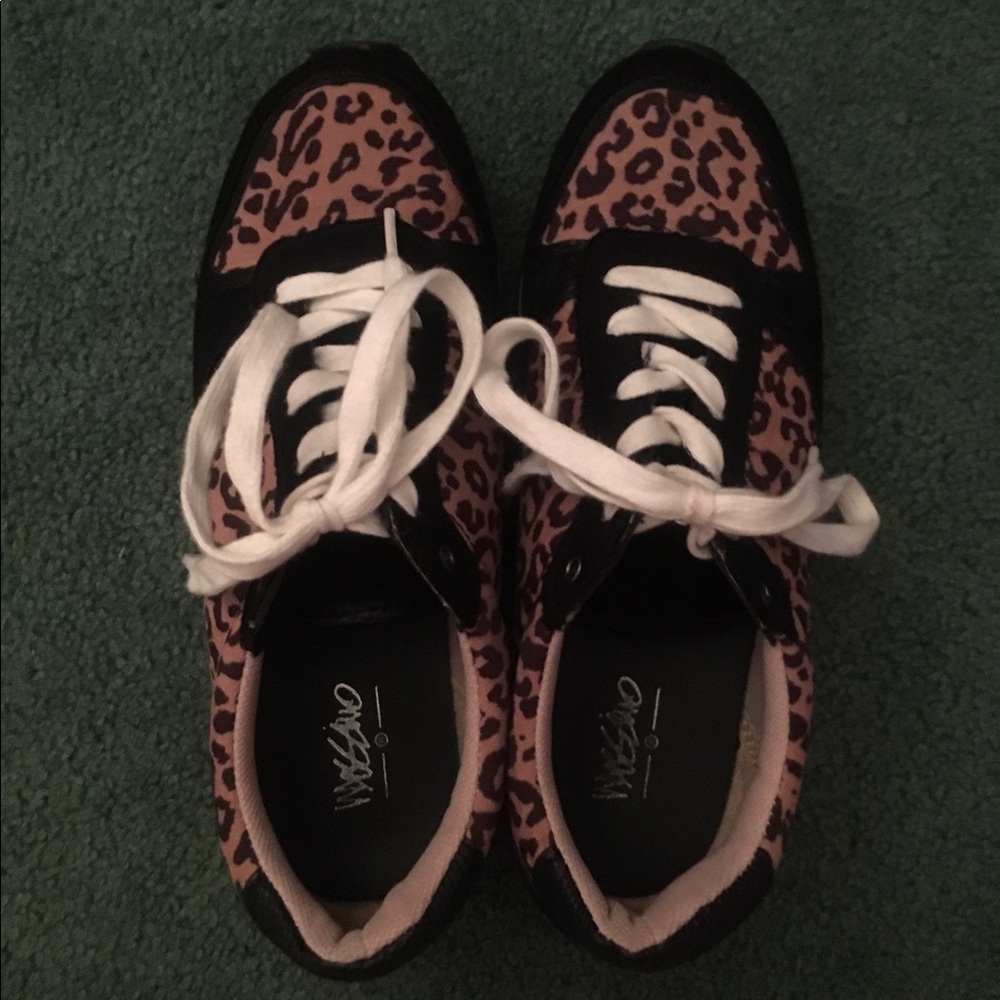 Cheetah print sneakers!