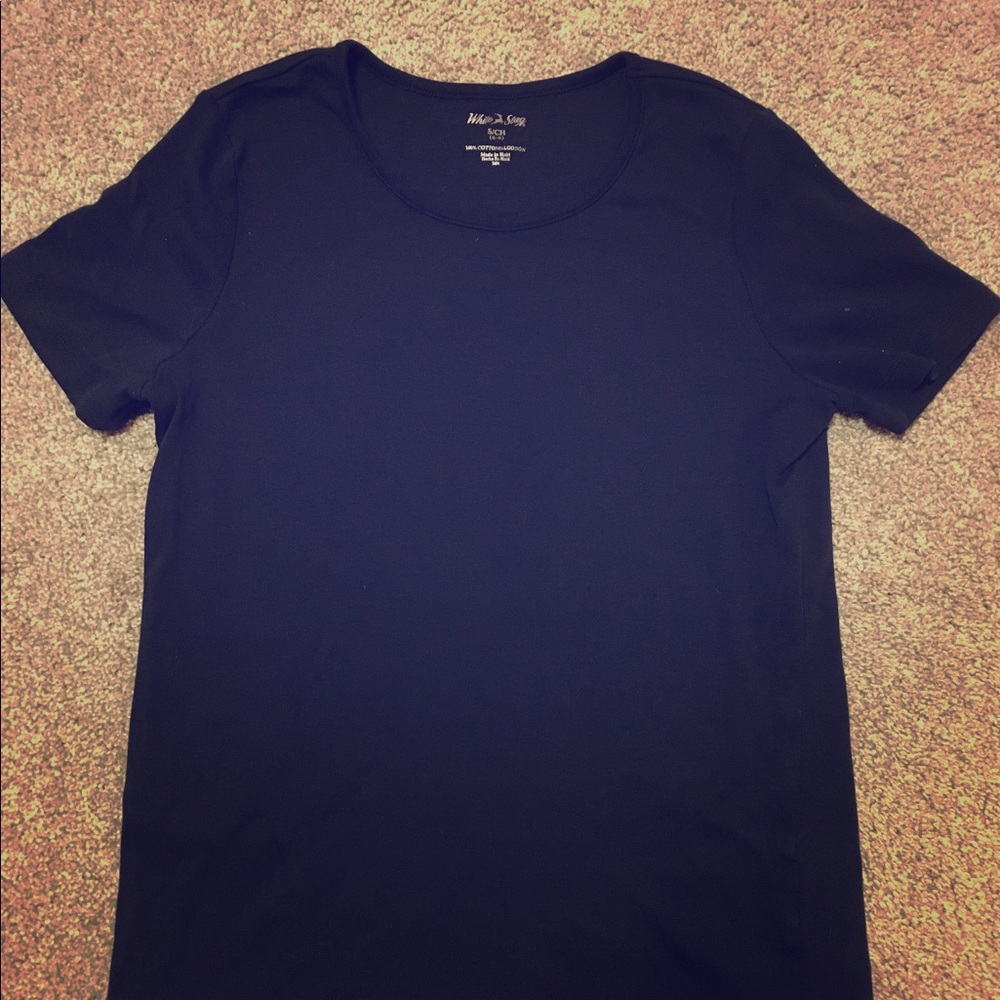White stag brand Black fitted tee