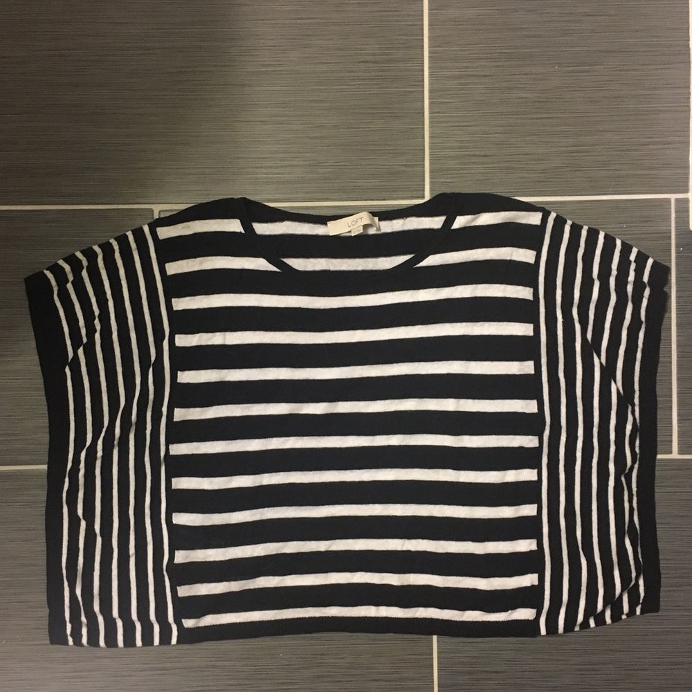 Loft Stripped Lightweight Sweater