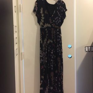 Floral Print Maxi Dress