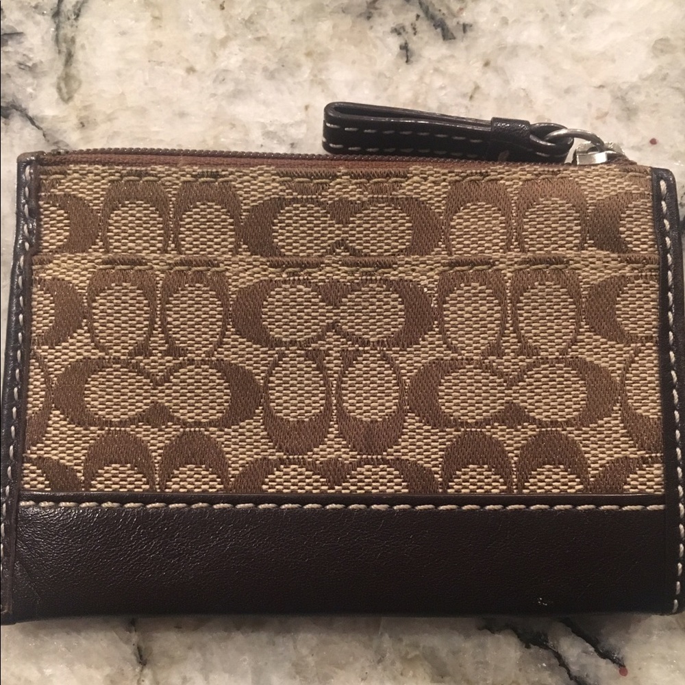 Coach mini wallet/card holder