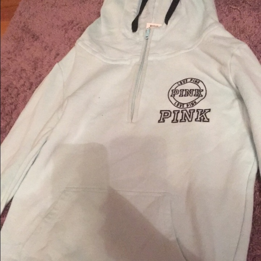 pink hoodie